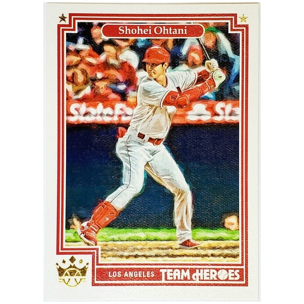 SHOHEI OHTANI "TEAM HEROES" 2019 PANINI DIAMOND KINGS #TH-17, GOLD FOIL CROWN